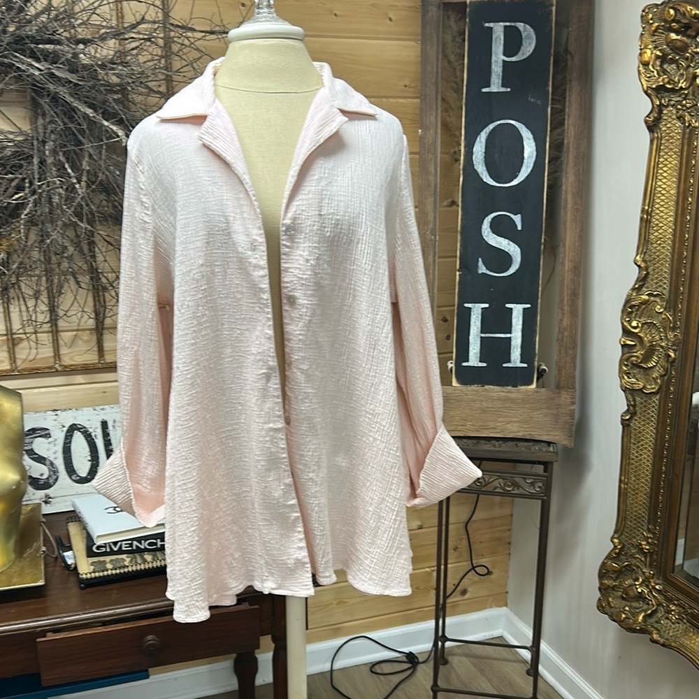Pale pink Marla Wynn Buttondown